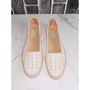 UGG Tammy Slip On Perforated Comfort Flats Beige/Cream Women's US Size 7 Shoes